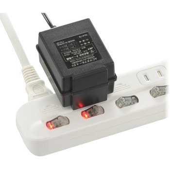 HS-TP62ADW22 LED個別スイッチ付電源タップ 交互コンセント ホコリ 