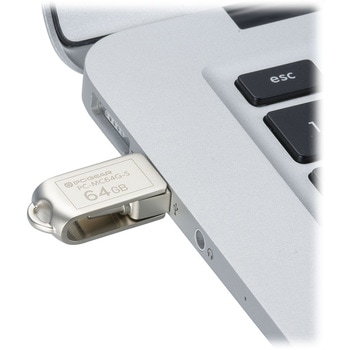 USBメモリー  TypeC&TypeA対応 オーム電機