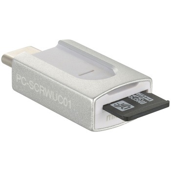 microSD専用カードリーダー TypeCコネクタ オーム電機