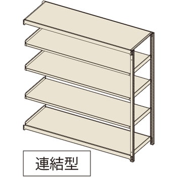 軽中量ラック200kg 連結 4段