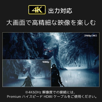 RS-HDSP2PA-4K 4K60Hz/ダウンスケール対応 外部音声出力付 HDMI分配器