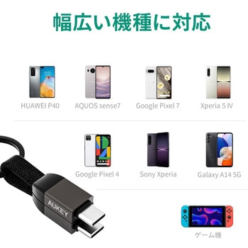ケーブル Circlet Series [Type-C to Type-C] AUKEY(オーキー)