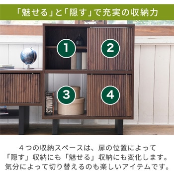 シェルフ ラック 収納棚 扉付き ジェイケイ・プラン