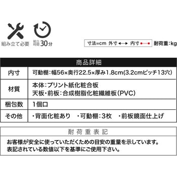 キッチン カウンター下収納棚 扉付き ジェイケイ・プラン