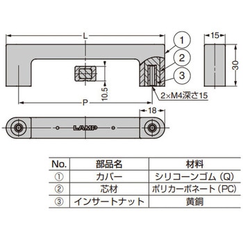 ソフトシリコーンハンドル LAMP(スガツネ)