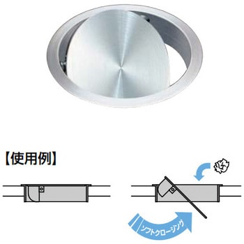 AD-DH015K-HL ステンレス鋼製 屑入投入口 1個 スガツネ(LAMP) 【通販