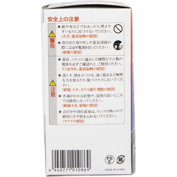 【白熱電球】シリカ電球  2個入 ホワイト マクサー電機