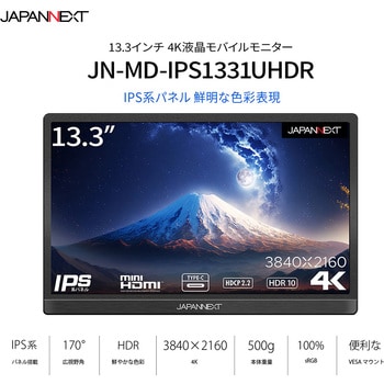 JN-MD-IPS1331UHDR 13.3インチ IPS系パネル 4Kモバイルモニター