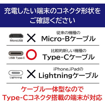 乾電池式充電器(単3アルカリ乾電池TYPE-Cケーブル付き) エアージェイ
