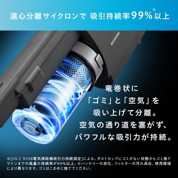 充電式サイクロンスティック掃除機 daspo アイリスオーヤマ