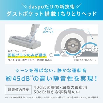 充電式サイクロンスティック掃除機 daspo アイリスオーヤマ