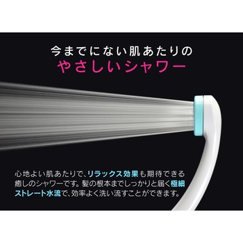 これエエやん シャワーヘッド 節水 極細 (シャワー穴0.3mm 肌触り・浴び心地やわらか 低水圧対応) GAONA(ガオナ)