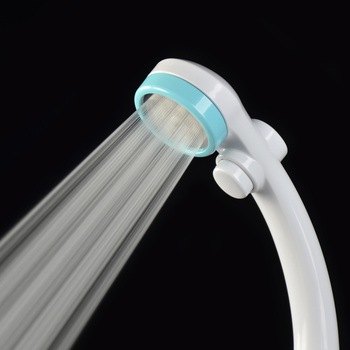 これエエやん シャワーヘッド 節水 極細 ストップ (シャワー穴0.3mm 肌触り・浴び心地やわらか 低水圧対応) GAONA(ガオナ)