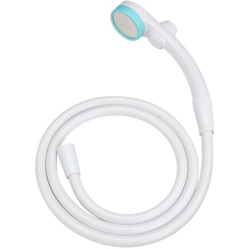 これエエやん シャワーヘッドとホースのセット 節水 極細 ストップ (シャワー穴0.3mm 肌触り・浴び心地やわらか 低水圧対応) GAONA(ガオナ)
