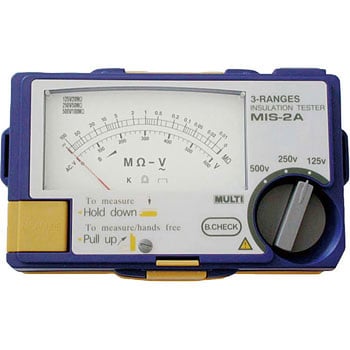 マルチ計測器 アナログ絶縁抵抗計 MIS-3A 1点-