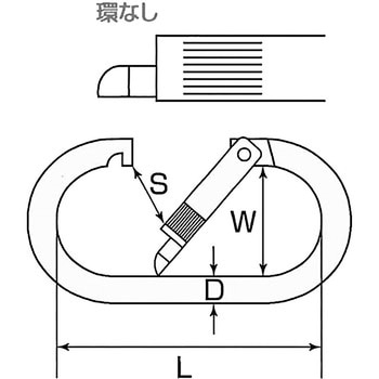 ステンレス カラビナ ひめじや