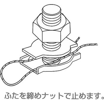 ステンレス 板型ワイヤクリップ シングル ひめじや