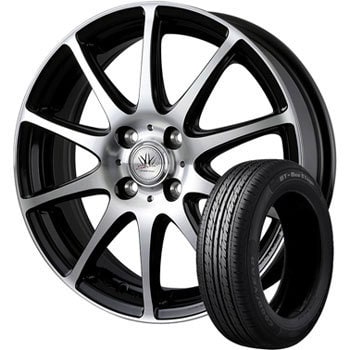 サマータイヤホイールセット4本　軽自動車用　13インチ　145/80R13タイヤ