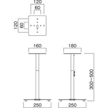 SB-74 スピーカースタンド 1台 HAMILeX(ハミレックス) 【通販サイト