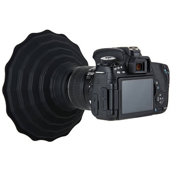 JJC 映り込み防止用シリコンレンズフードS エツミ