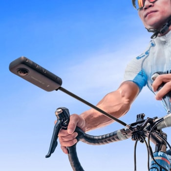 第三者視点自転車用ハンドルバーマウント insta360
