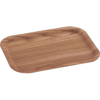 木目樹脂カフェトレイ 萬洋