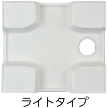ベストレイ 防水パン 74嵩上げ一体タイプ 透明横引排水トラップ付 シナネン