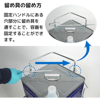 スチール缶スタンド 角缶用 エム・あい 一斗缶 【通販モノタロウ】