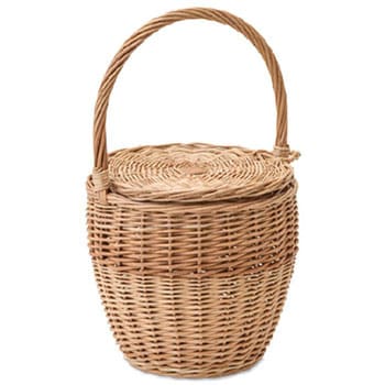 ウィッカーバスケット - ポッシュリビング