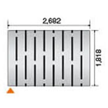 UFM-5.5EASK2127H〔ZW1F3〕 パーパス 温水マット 厚み5.5mm 仕上寸法