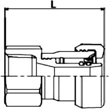 エクセルイージーフィットクリアメスアダプタ(テーパーねじ) 三菱ケミカルインフラテック