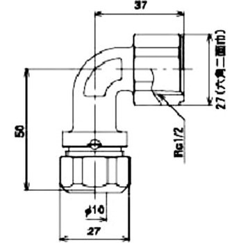 AT継手メスエルボ 三菱ケミカルインフラテック