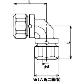 AT継手両接続エルボ 三菱ケミカルインフラテック