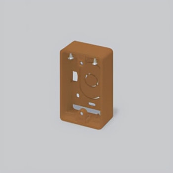 ニュー・エフモール 露出ボックス 1個用 マサル工業