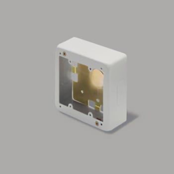 メタルモール 2個用スイッチボックス - マサル工業