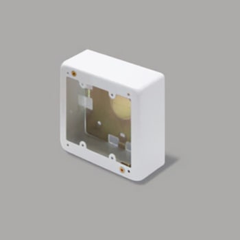 メタルモール 2個用スイッチボックス マサル工業