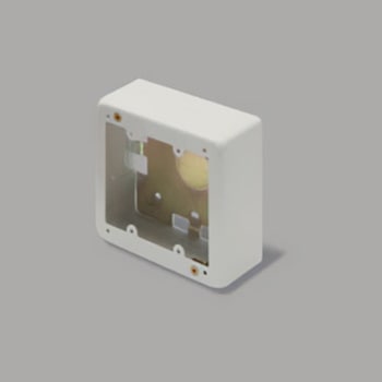 メタルモール 2個用スイッチボックス マサル工業