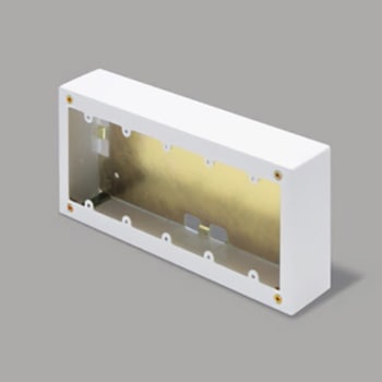 メタルモール 5個用スイッチボックス マサル工業