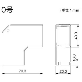 屋外用エムケーダクト 平面マガリ マサル工業