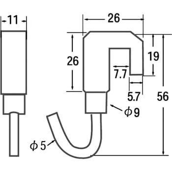 D型ピクチャーレール用ランナー 福井金属工芸