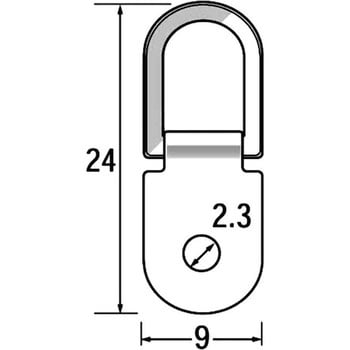 U型吊カン 福井金属工芸 額縁飾り・額縁掛け 【通販モノタロウ】