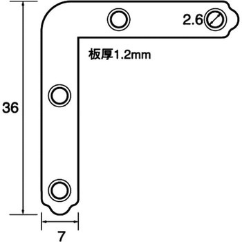 角金具 ステンレス 福井金属工芸