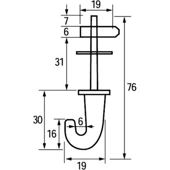 CR-9 蛭釘せん差 並 1個 福井金属工芸 【通販サイトMonotaRO】