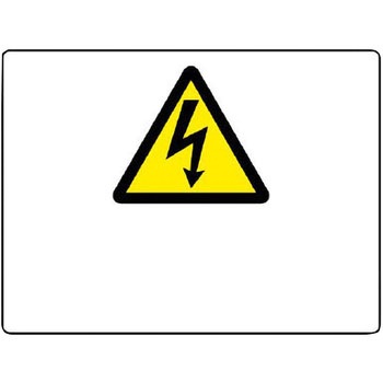 電気関係標識 エコボード横 ユニット
