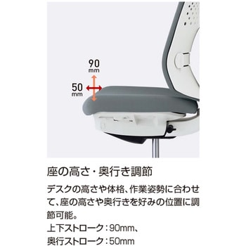 C06-B412CU-BKG4B61 オフィスチェア ウィザード4 アディショナルバッグ