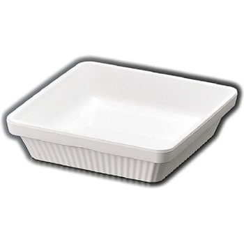角皿(パルホワイト) スリーライン