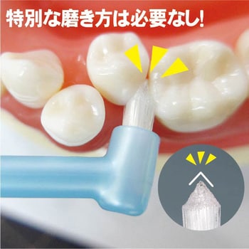 ワンタフト歯ブラシ 歯科専用部分・歯間・矯正用磨き 12本