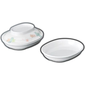 小判深皿(身)(アイボリー)(フォーリスト) スリーライン