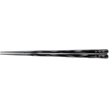 22.5cm一刀彫箸 スリーライン