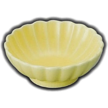 菊形小付(イエロー) スリーライン